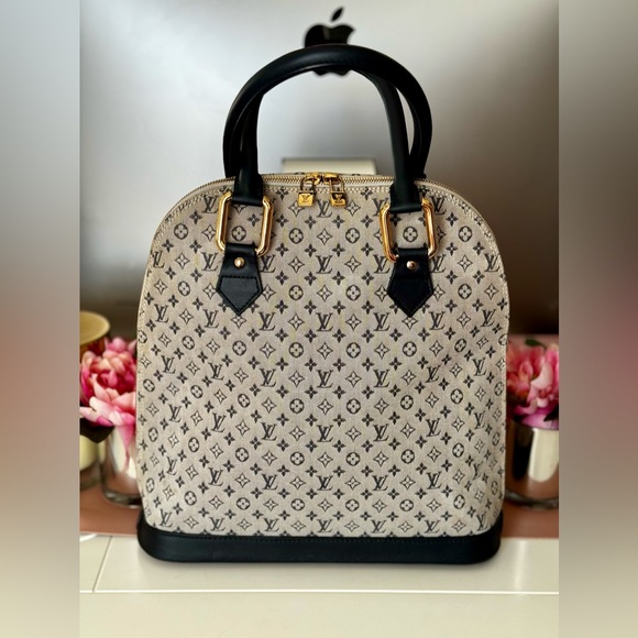 🎁Giftaway item🎁Louis Vuitton Alma Haut Monogram Mini Lin Bag - Picture 3 of 16